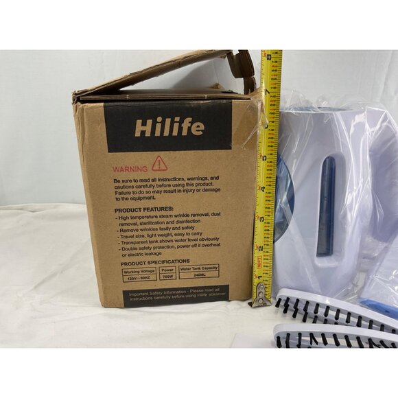 Hi life Portable Handheld Garment Steamer- Large Capacity 700w BLUE NEW IN BOX - Picture 6 of 6